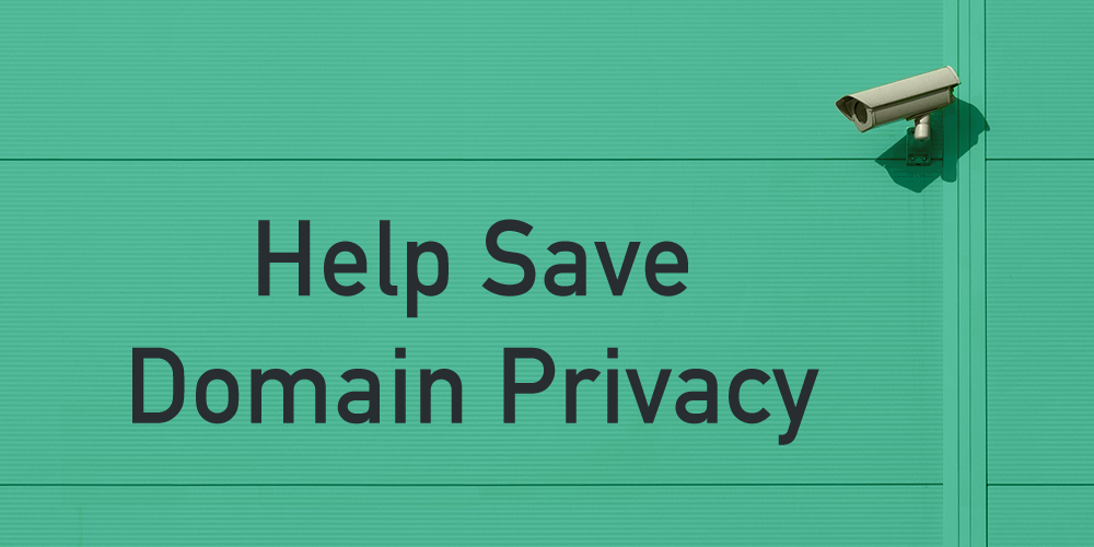 Domain privacy protection procedures